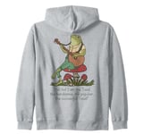 Wind in the Willows Toad Quote Kenneth Grahame Cottagecore Zip Hoodie