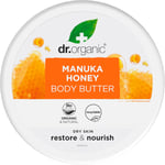 Dr Organic Manuka Honey Body Butter, Moisturising, Dry Skin, Mens, Womens, &