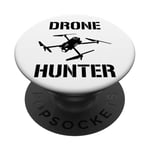 Drone Hunter Objet volant Contrôle de la circulation aérienne PopSockets PopGrip Adhésif