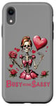 Coque pour iPhone XR Occupé à être impertinent - Queen Sassy Design - Sassy Crazy Babe