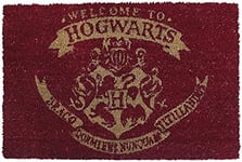 Harry Potter Welcome to Hogwarts Unisexe Paillasson Multicolore polychlorure de Vinyle