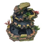 JY (EU Plug 220V)Desktop Fountain Indoor Water Fall Rockery Electric Decoration