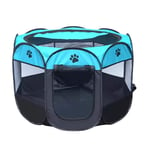 C_-1X Nid De Compagnie, Salle D'accouchement Pour Chat, Nid De Fertilité, Type Fermé, Salle D'accouchement Pour Chat, Fournitures De Production, Chiens, Élevage, Tentes, Abris Pour Chats, (Bleu, Café,