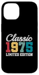 Coque pour iPhone 14 50 Year Old Classic 1975 Édition limitée rétro 50e anniversaire