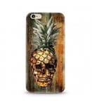 Coque Iphone 7 PLUS Iphone 8 PLUS Mort Ananas effet Bois vintage tropical