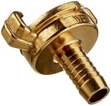 Gardena Tube de couplage rapide en laiton: adaptateur de tuyau pour 13 mm (1/2 Pouce) - et 16 mm (5/8 Pouce) (7100-20)