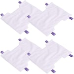 Sunxury - Lot de 4 tampons de rechange en microfibre compatibles avec Shark Steam Pocket Mop S3501 S3601 S3550 S3901 S3801 S3455 S3502 S3601 S3701