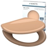 SCHÜTTE Soft Close and Quick Release Toilet Seat, 82305