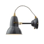 Anglepoise Original 1227 Brass vägglampa Elephant Grey