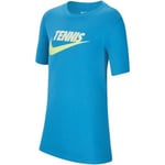 Nike NIKE Tennis Tee Turquoise Boys (S)