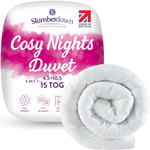 All Seasons Duvet 15 Tog Cosy Nights by Slumberdown (10.5 + 4.5 Tog), Double