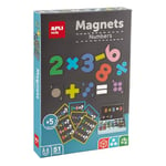 APLI Kids 19444 - Magnets Les Chiffres : Jeu de Chiffres magnétiques avec Tableau et Chiffres aimantés pour s'initier au Monde des mathématiques. Aimants éducatifs pour Enfants - âge 5 Ans.