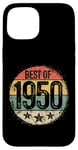 Coque pour iPhone 15 Best Of 1950 Cadeau d'anniversaire 75e anniversaire pour homme femme 75 ans