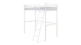 Lit mezzanine 90x190 cm OLE coloris blanc