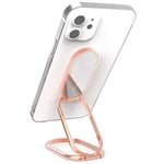 VAWcornic Phone Ring Holder, 540° Dual Direction Rotating Metal Phone Stand Phone Grip for Smartphone (iPhone, Samsung, HUAWEI), Tablet, Kindle, Switch, Compatible with Magnetic Car Mount, Rose Gold