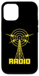 Coque pour iPhone 12/12 Pro Antenne ondes radio - Ham Radio et ondes courtes