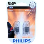 Philips - 2 ampoules R10W Vision - BA15S - 30 de plus