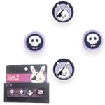 Geekshare Skull & Eye Patch Bunny Thumb Grips Compatible with the Nintendo Switch Joy-Cons OLED and Switch Lite Silicone Protective Covers - 4 Pack