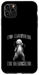 Coque pour iPhone 11 Pro Max Je préfèrerais danser avec Panda Fun