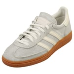 adidas Handball Spezial Womens Fashion Trainers in Grey White - 6 UK