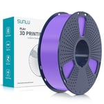 SUNLU Filament PLA+ 1.75mm 1KG, Neatly Wound, Filament pour Imprimante 3D, Filament PLA Plus Résistant, Précision Dimensionnelle +/- 0.02mm, Bobine de 1kg (2.2 LBS) Violette