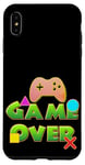 Coque pour iPhone XS Max Game Over Vintage Retro Jeux Vidéo Gaming