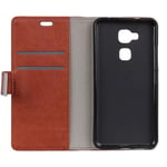 Mipcase Leather Case for HUAWEI honor 5C, Multi-function Flip Phone Case with Iron Magnetic Buckle, Wallet Case with Card Slots [2 Slots] Kickstand Business Cover for HUAWEI honor 5C (Light Brown)