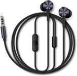 Ecouteurs Intra-auriculaires Ergonomique Filaires Stéréo avec Microphone et Télécommande avec Apple Iphone Ipod Ipad,Android Smartphone,Tablet,MP3(Sombre Grise)