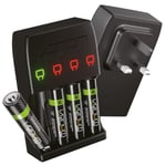 Venom Pro Charge Plug In Wall Battery Charger for Rechargeable AA and AAA Batteries