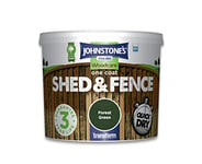 Johnstone's Woodcare One Coat Shed and Fence Treatment - Forest Green 5L