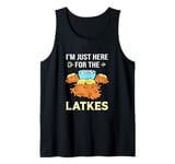 I'm Just Here For The Latkes Jewish Festival Hanukkah Tank Top