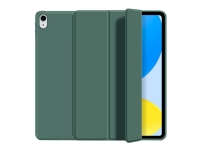 eSTUFF Denver - Vikbart fodral för surfplatta - polyuretan, termoplastisk polyuretan (TPU) - mörkgrön - 10.9 - för Apple 10.9-inch iPad (10:e generation)