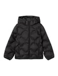 NAME IT NKFMASINE Jacket Veste Courte, Black, 128 Fille