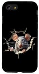 iPhone SE (2020) / 7 / 8 Mouse Hole Peeking Mice Cute Mouse Costume Boys Girls Men Case