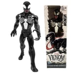 12 tum Marvel Titan Hero Series Venom Actionfigur Samlarobjekt Modell Variabel Actiondockor Leksaker Fans Gåvor