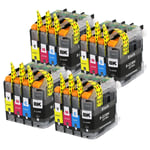 16 Printer Ink Cartridges (Set) to replace Brother LC223 non-OEM / Compatible