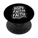 Where there is hope there is faith christian black women PopSockets Adhesive PopGrip