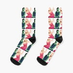 Chaussettes Taille Unique Elphaba Et Glinda "Wicked" Nouveauté Fantaisie Motif Fou Équipage Décontracté Pour Hommes Femmes