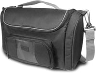 USA Gear Mini Portable Projector Travel Messenger Bag - Accessory Pockets Custo