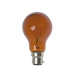 Braslampa amber 600lm B22d 60W