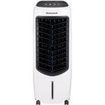Honeywell Refroidisseur d'air portable pour la maison, 10 L, faible consommation d'énergie, humidificateur par évaporation 3 en 1, 3 vitesses de ventilateur, flux d'air puissant, pièces jusqu'à 12 m²