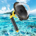 FEIMUOSI Dome Port for GoPro Hero 9 10 11 Black,Diving Dome with Waterproof Housing Case Pistol Trigger Floating Hand Grip Anti-Fog Insert Accessories Waterproof to a Depth of 98ft/30m