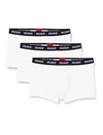 Hugo Men's Trunk Triplet Pack Boxer Shorts, New-White100, XS (Pack of 3)