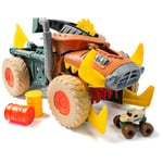 Monster Jam Mini Jam, Megalodon Mad Hog Chomper et Monster Truck, Nettoyage et Rangement Amusants, Cadeaux pour Enfants pour garçons et Filles âgés de 3 Ans et Plus