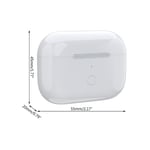 För Airpod Pro Replacement Trådlöst laddningsfodral Case 660 Mah Case Stöd för Wireless Ch (FMY) White