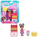 Gabby et la Maison Magique - Gabby Dollhouse - PACK 2 FIGURINES ET ACCESSOIRES - Coffret Studio d’Art - Gabby, 1 Figurine Chat Et Accessoires - Dessin Animé Jouet Gabby Chat - Jouet Enfant 3 Ans et +