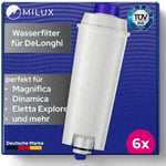 6x Wasserfilter für Delonghi DLSC002 | TÜV zertifiziert | für DLSC002 SER3017...