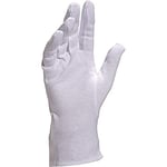 Delta PLus Venitex - Gants coton blancs ourlet COB40 - Couleur : Blanc - Taille : 09