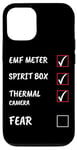 iPhone 14 Pro EMF Meter Spirit Box Thermal Camera Fear Paranormal Hunting Case