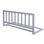 Barrière de Lit en Bois 90 cm - ROBA - Protection Anti-Chute Sûre pour Bébés et Enfants - de 18 mois à 5 Ans - Montage Facile - Gris